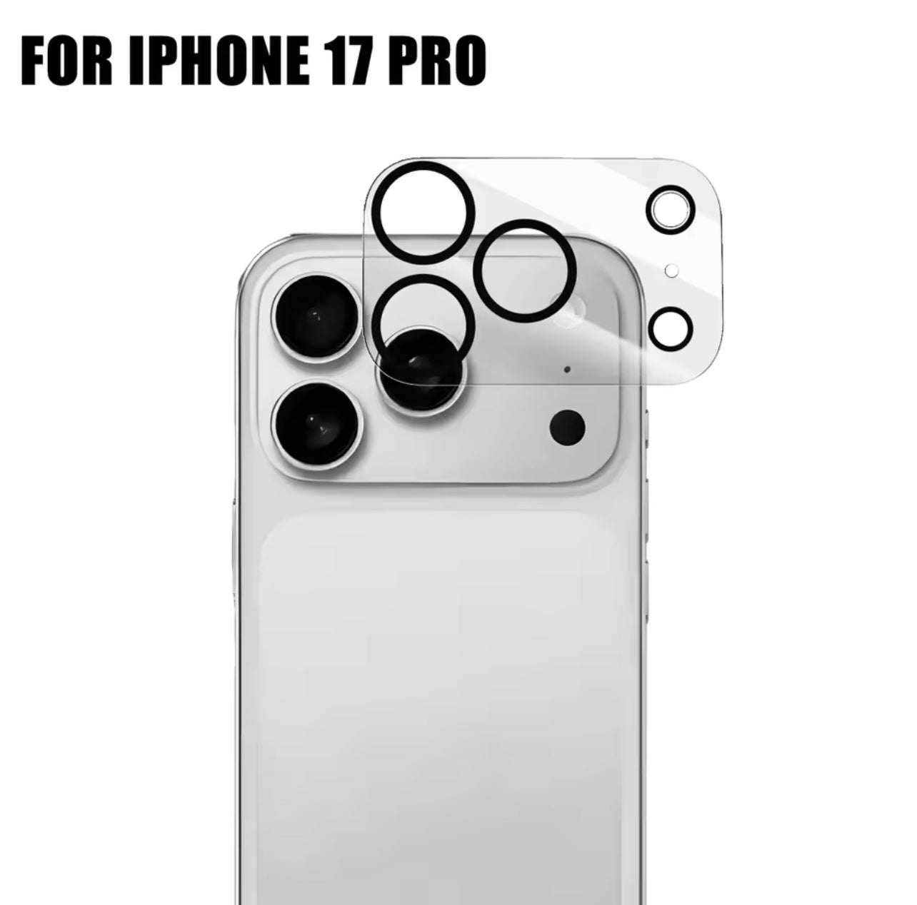 PJun Branded Premium 9H Clear Camera Lens Protector- 4PCS for Apple iPhone 17 Series 2025 PJun Branded Premium 9H Clear Camera Lens Protector- 4PCS for Apple iPhone 17 Series 2025